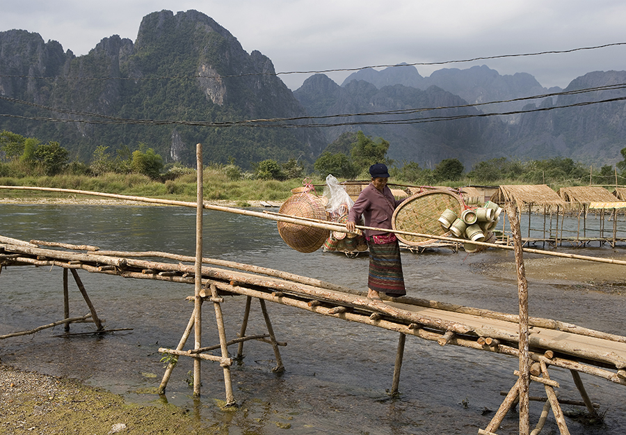 Ultiem Laos langs de Mekong Rivier